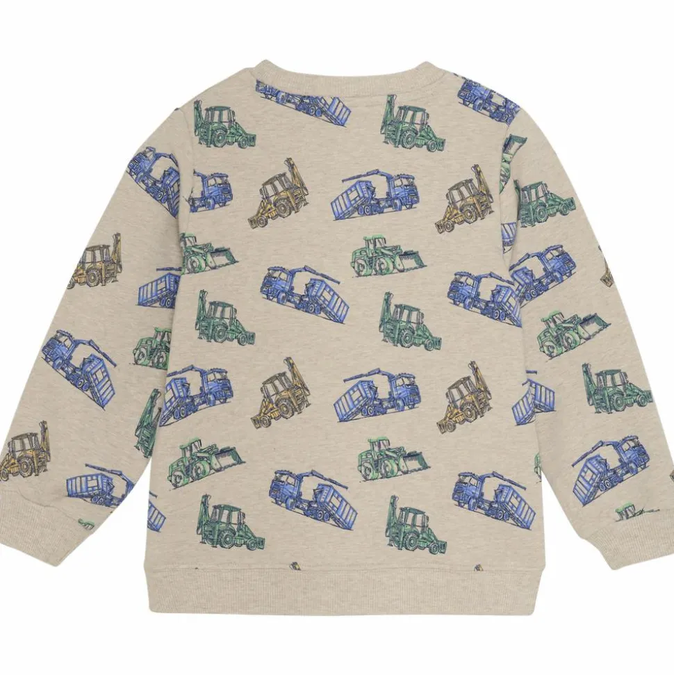 Minymo Drenge Sweatshirt - Beige Melange
