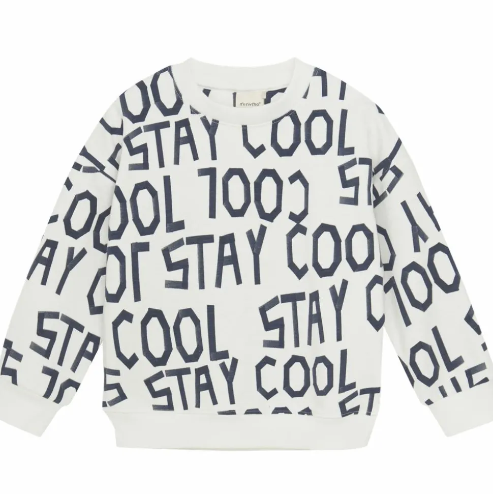 Minymo Drenge Sweatshirt - Marshmallow White