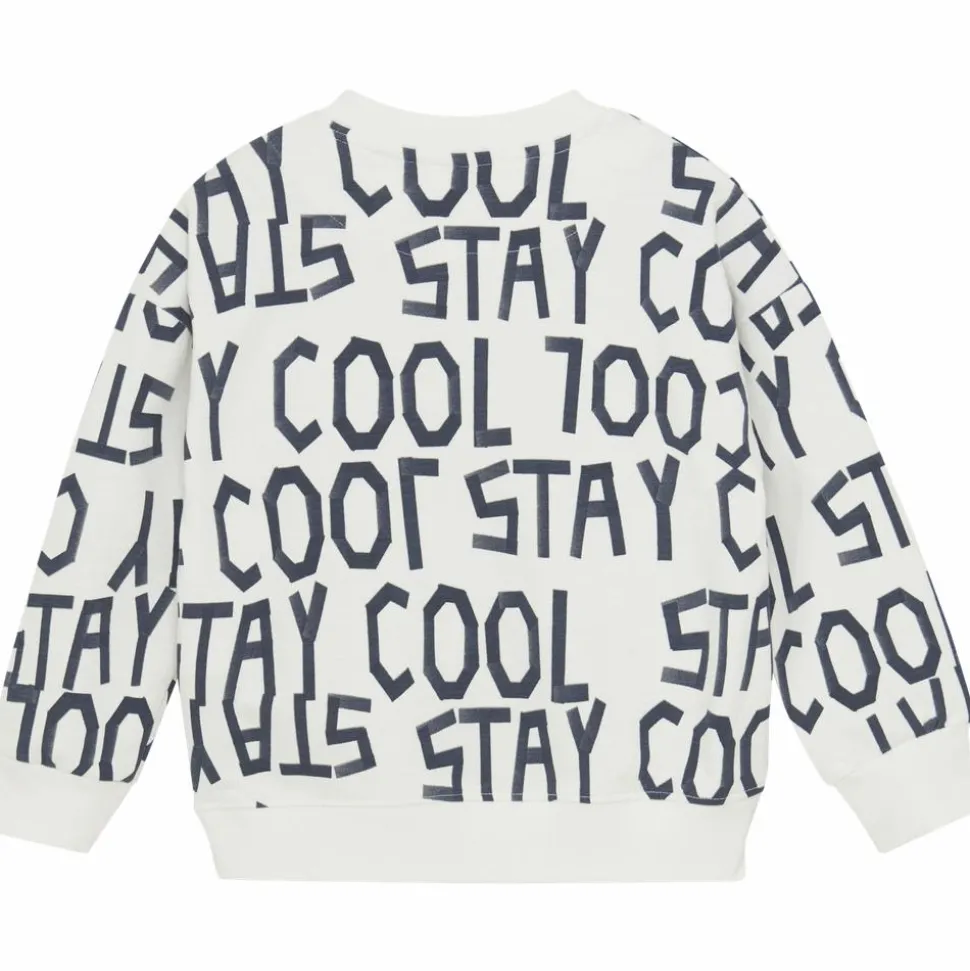 Minymo Drenge Sweatshirt - Marshmallow White