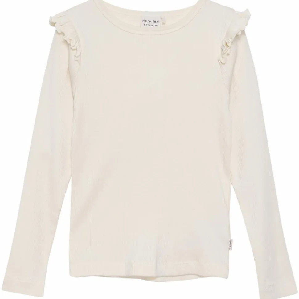 Minymo Pige Bluse - Seedpearl