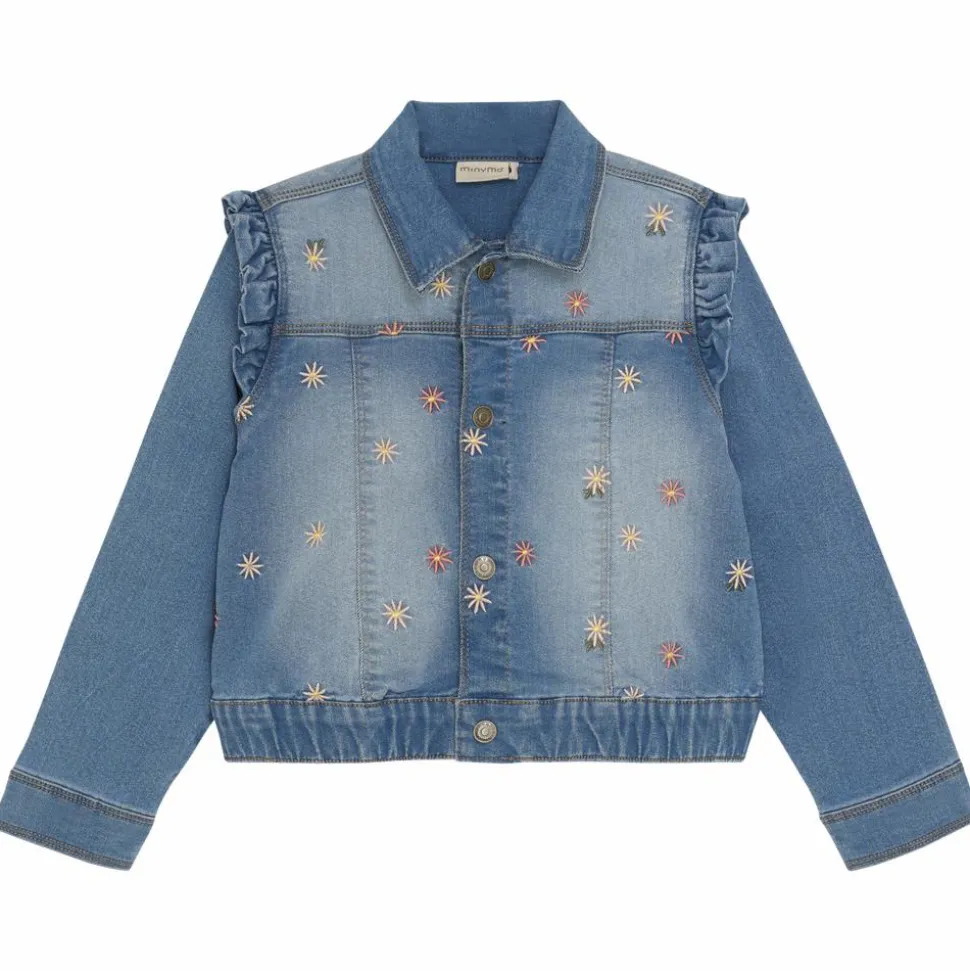 Minymo Pige Denimjakke - Blue Fog