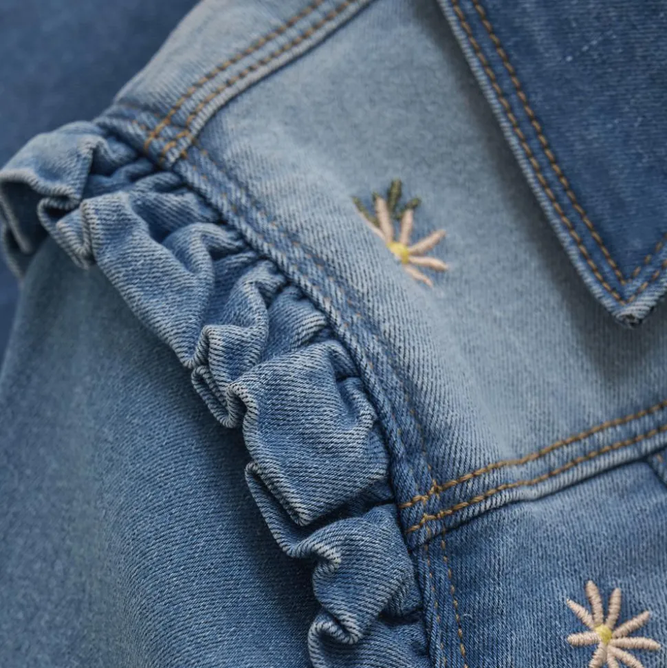 Minymo Pige Denimjakke - Blue Fog