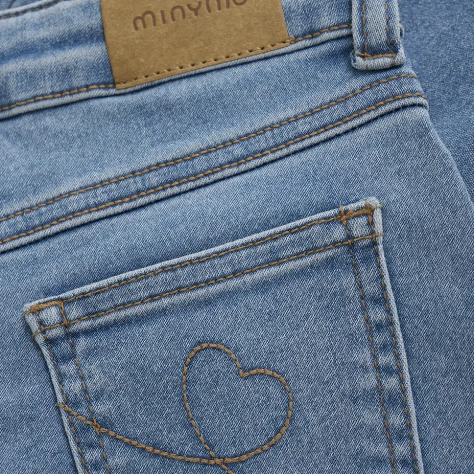 Minymo Pige Jeans - Light dusty blue