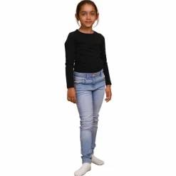 Minymo Pige Jeans i økologisk bomuld - Light Dusty Blue