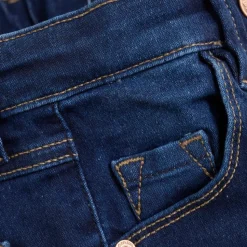 Minymo Pige Jeans i økologisk bomuld - Dark Blue Denim