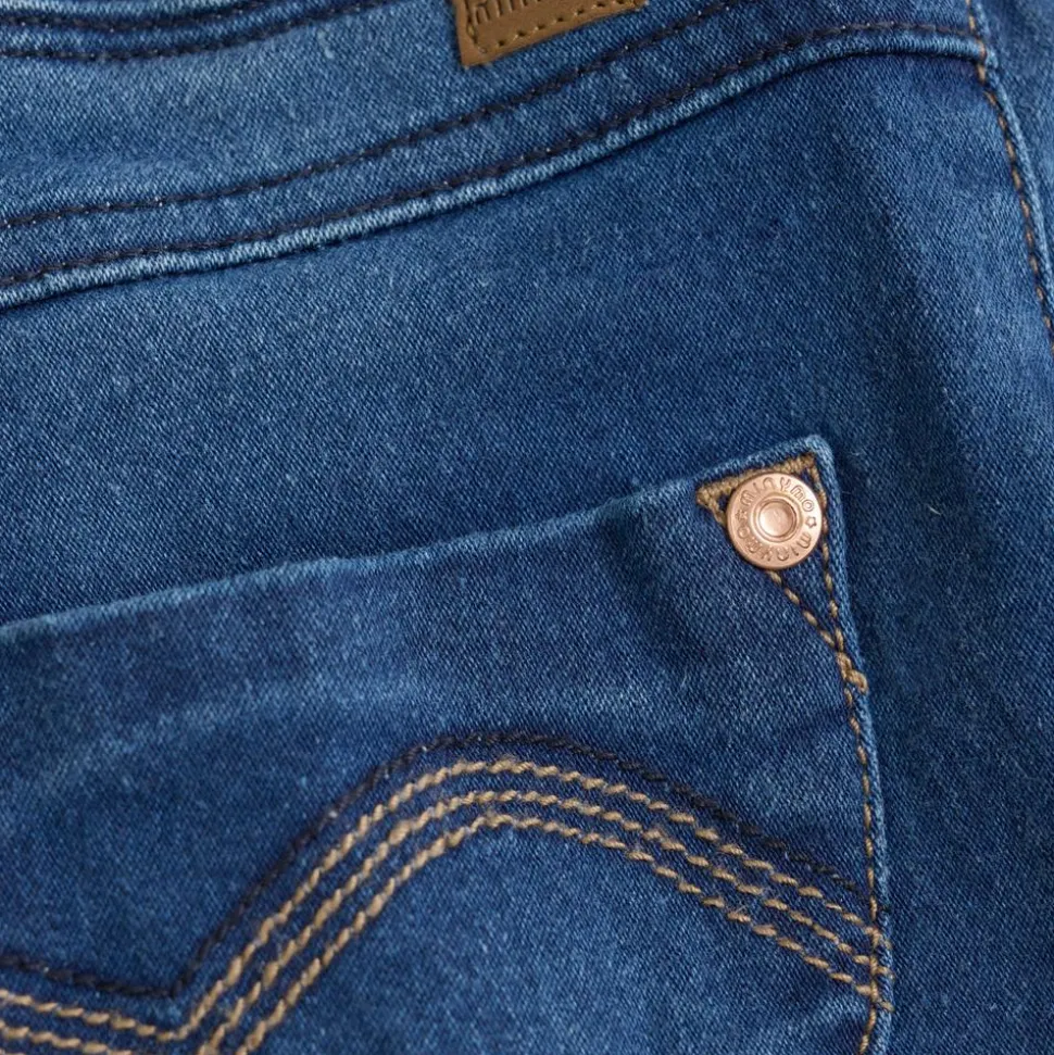 Minymo Pige Jeggings i økologisk bomuld - Denim