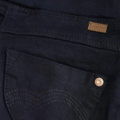 Minymo Pige Jeggings i økologisk bomuld - Blue Night