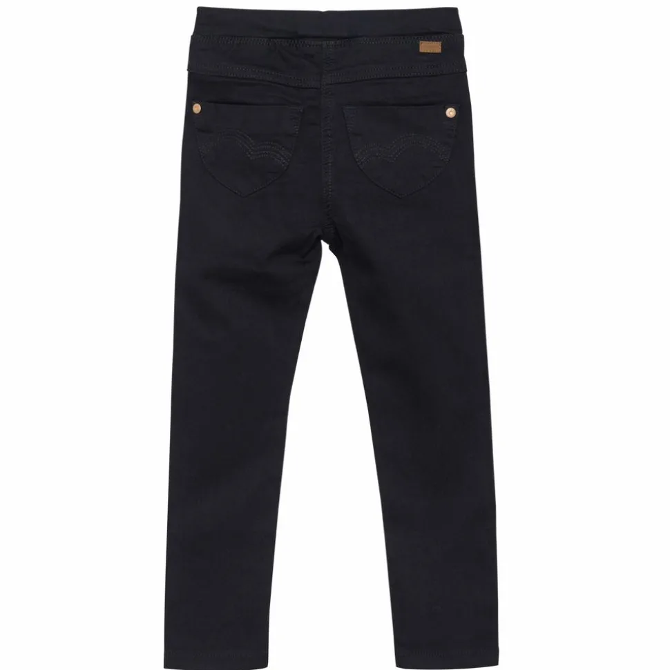 Minymo Pige Jeggings i økologisk bomuld - Blue Night