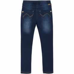 Minymo Pige Jeggings i økologisk bomuld - Dark Blue Denim