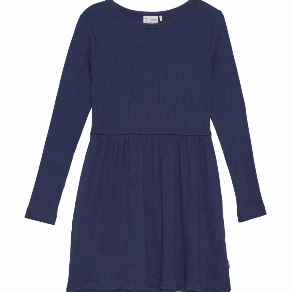 Minymo Pige Kjole - Dark Navy