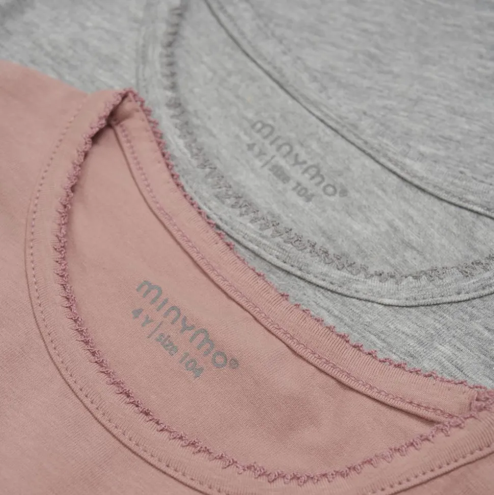 Minymo Pige Langærmet t-shirt - Blusher
