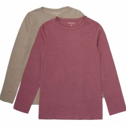 Minymo Pige Langærmet t-shirt - Apple Butter