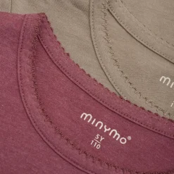 Minymo Pige Langærmet t-shirt - Apple Butter