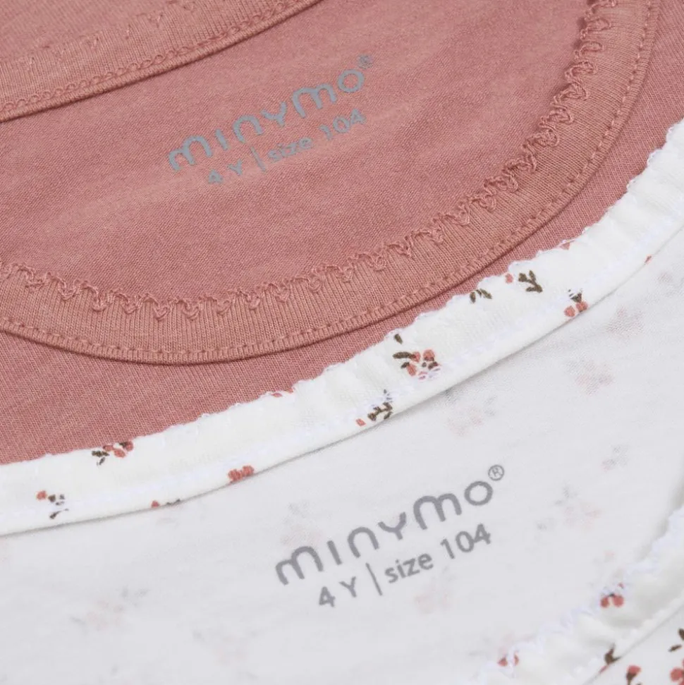 Minymo Pige Langærmet t-shirt - Canyon Rose