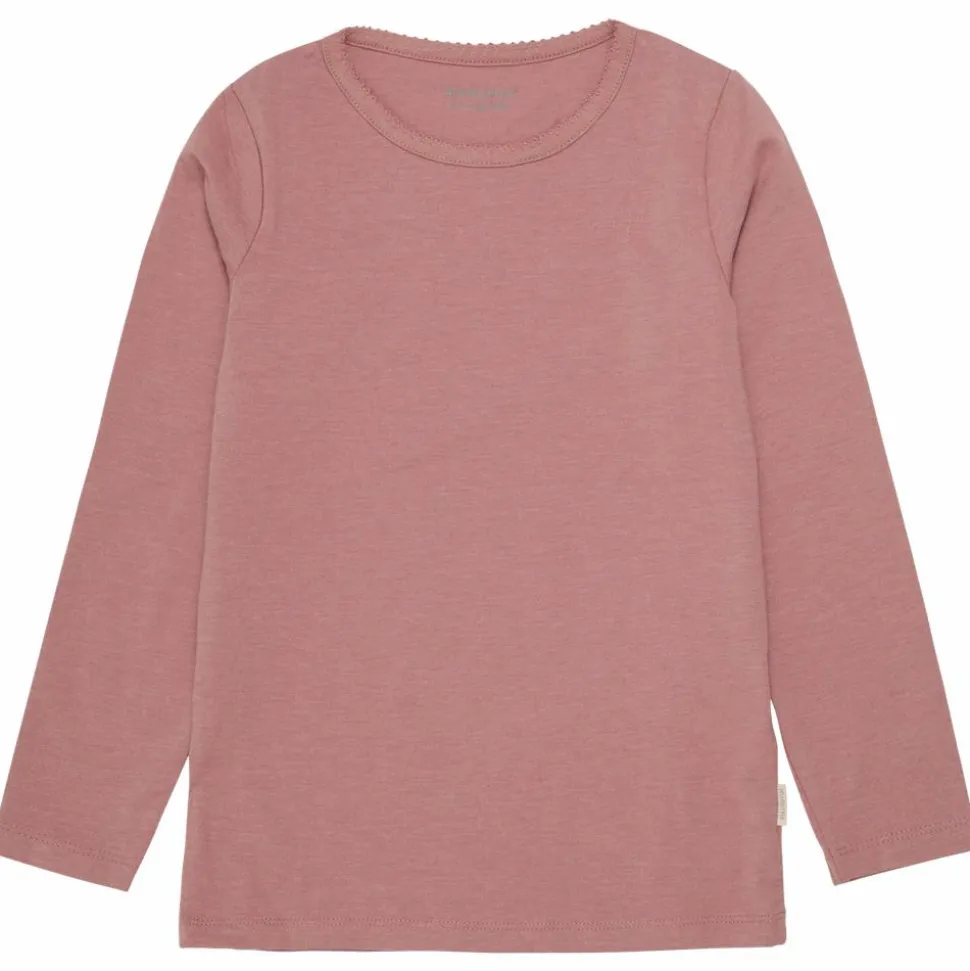 Minymo Pige Langærmet t-shirt - Canyon Rose