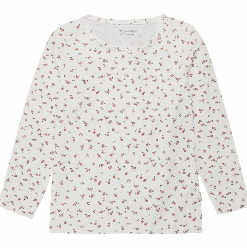 Minymo Pige Langærmet t-shirt - Canyon Rose