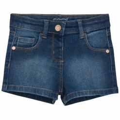 Minymo Pige Shorts i økologisk bomuld - Denim