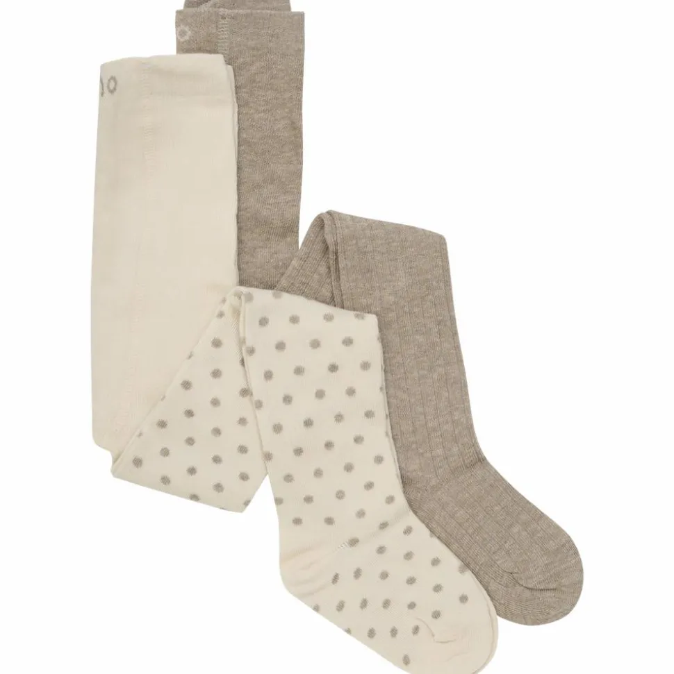 Minymo Pige Strømpebukser - Simply Taupe