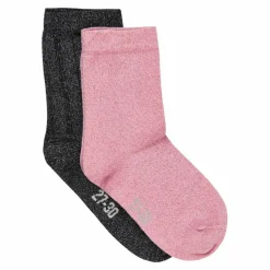 Minymo Pige Strømper m. glimmer - Black