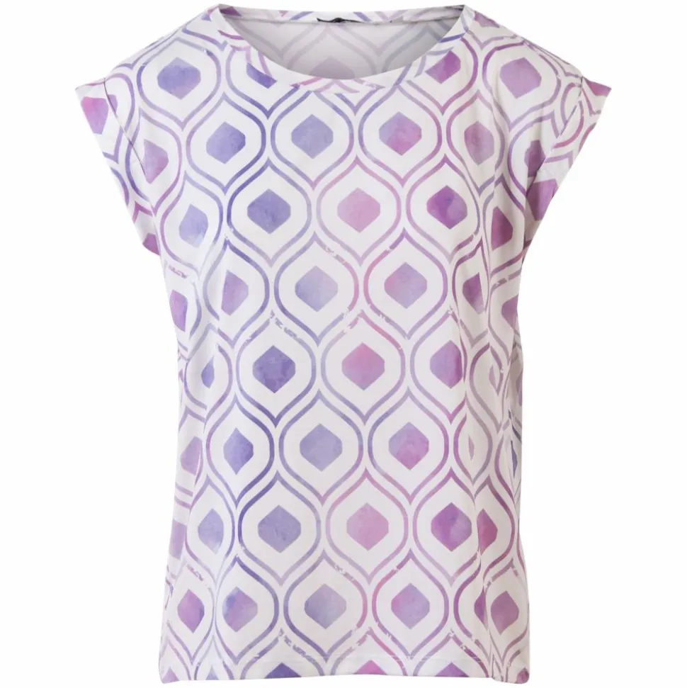 M.X.O Dame Kortærmet bluse - Purple