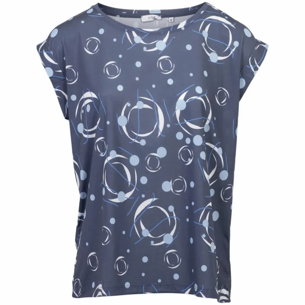 M.X.O Dame Kortærmet bluse - 59 Navy
