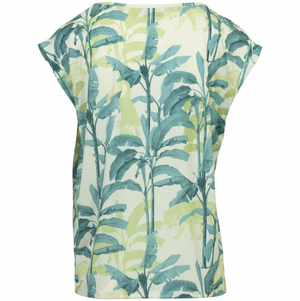 M.X.O Dame Kortærmet bluse - 66 Green