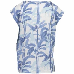M.X.O Dame Kortærmet bluse - 57 Blue