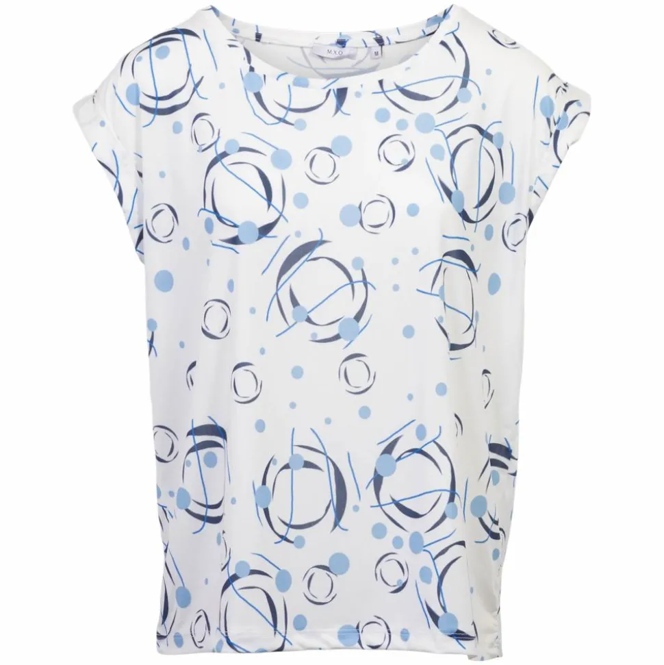 M.X.O Dame Kortærmet bluse - 51 OffWhite