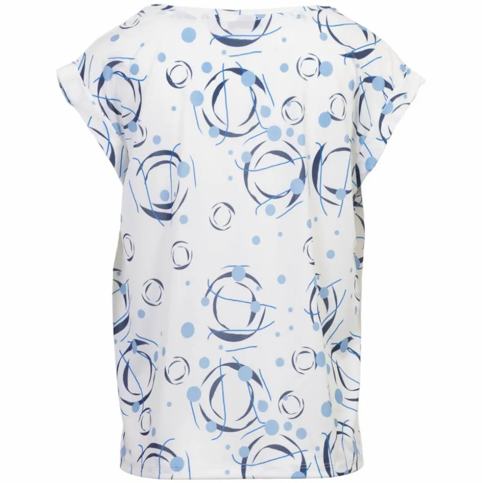 M.X.O Dame Kortærmet bluse - 51 OffWhite