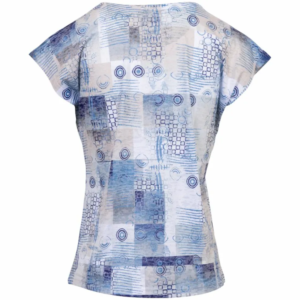 M.X.O Dame T-shirt - Blue Comb