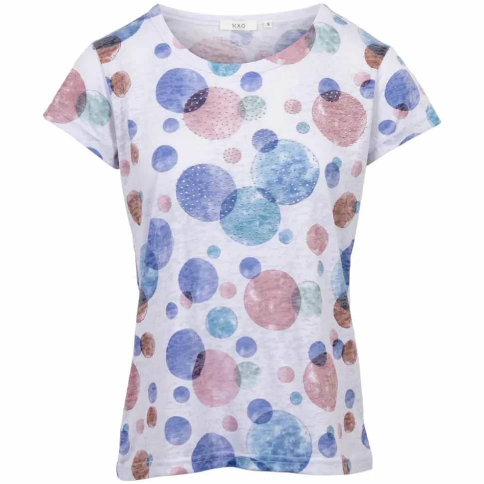 M.X.O Dame T-shirt - Blue Comb