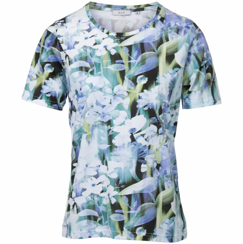 M.X.O Dame T-shirt - Blue/green