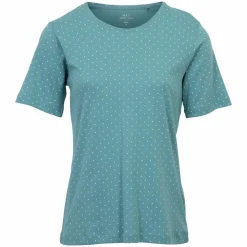 M.X.O Dame T-shirt i økologisk bomuld - Bay/White