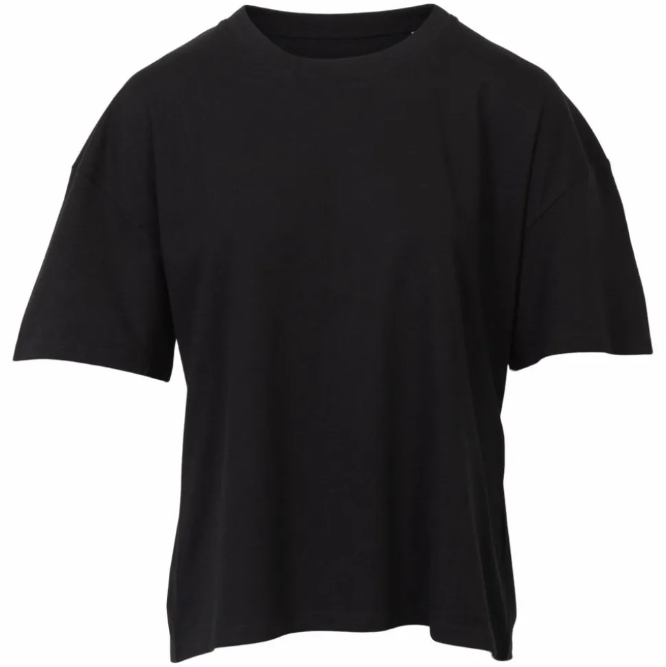 Native Spirit Dame T-shirt i økologisk bomuld - Black