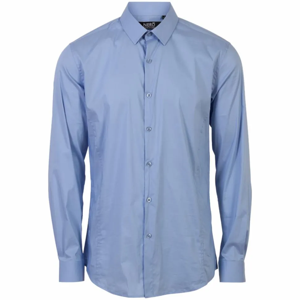 Nero Modena Herre Skjorte - Sky Blue