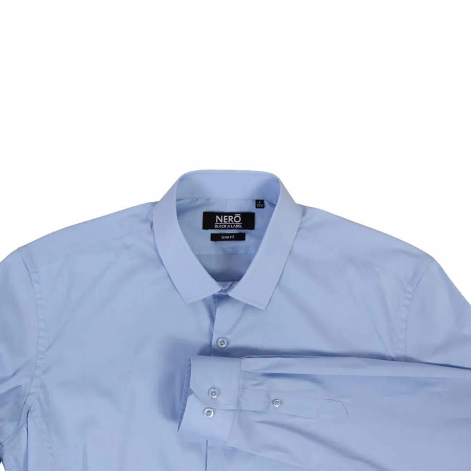 Nero Modena Herre Skjorte - Sky Blue
