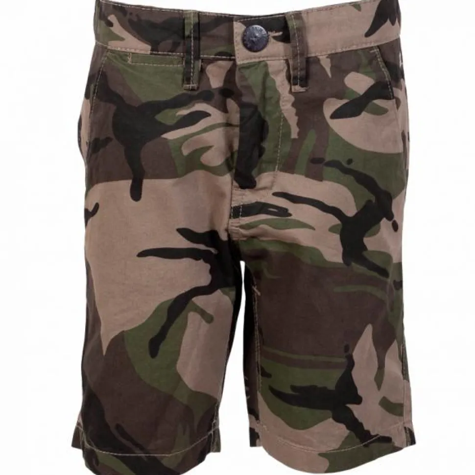 N.O.H.R. Tahoe Drenge Shorts - Army Camouflage
