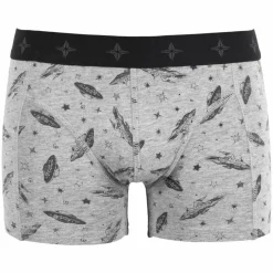 N.O.H.R. Uno Drenge Tights - Grey Melange AOP Boy