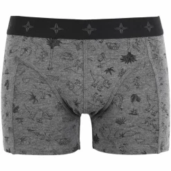 N.O.H.R. Uno Drenge Tights - Grey Melange AOP Boy