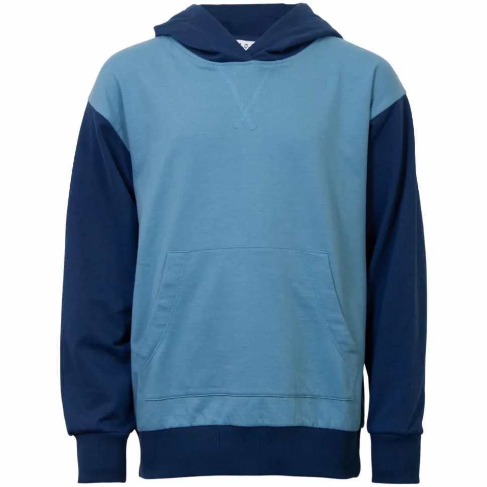 N.O.H.R. Utah Drenge Hættetrøje - Navy Peony