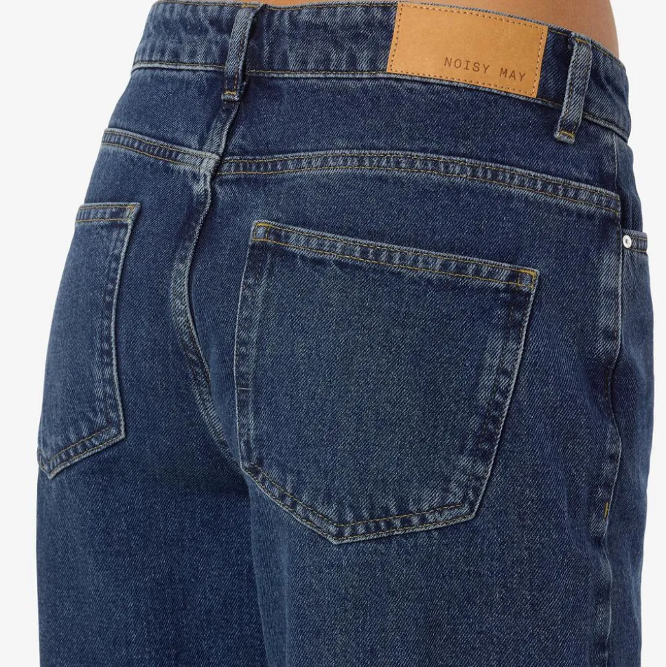 Noisy May Alexa Dame Jeans - Dark Blue Denim