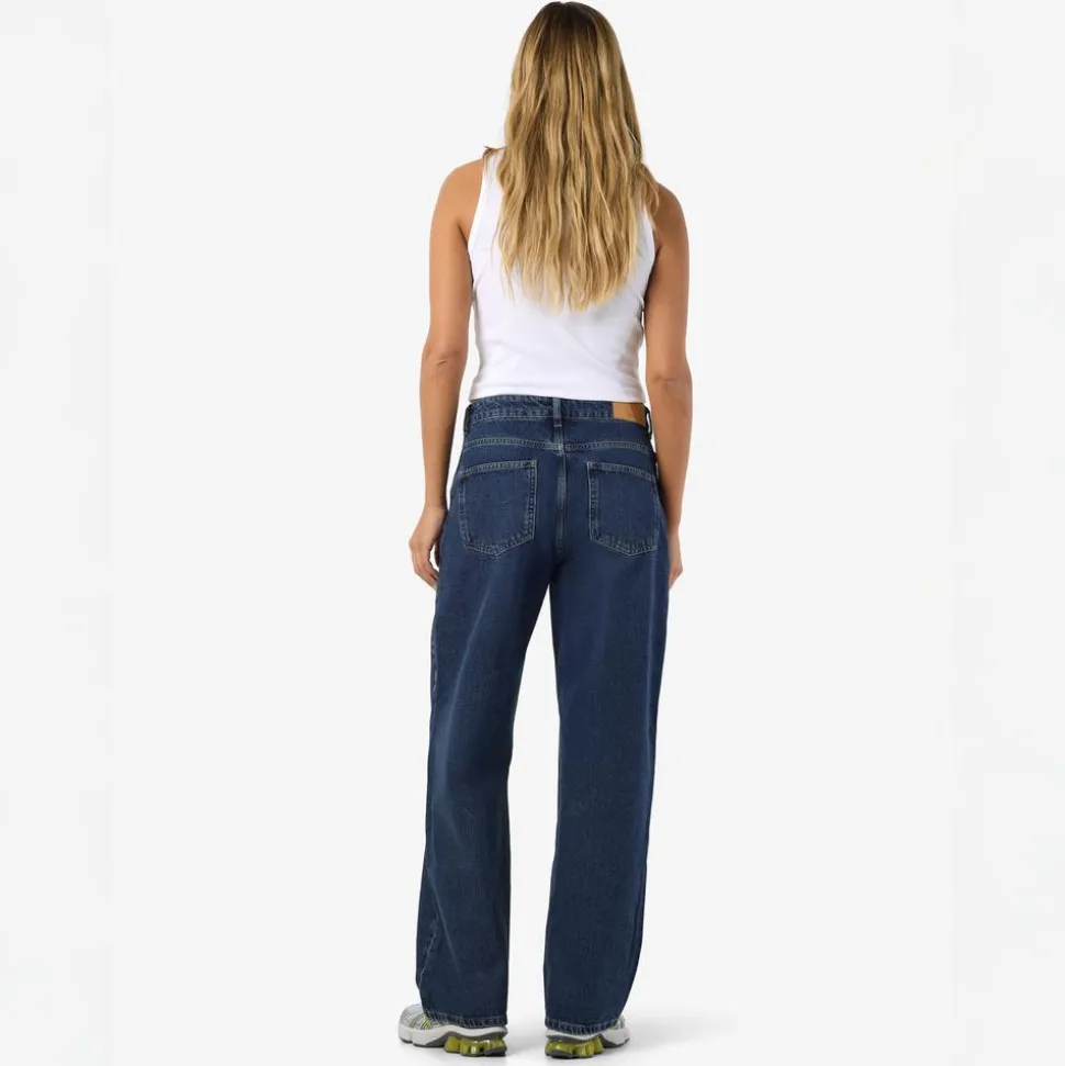Noisy May Alexa Dame Jeans - Dark Blue Denim
