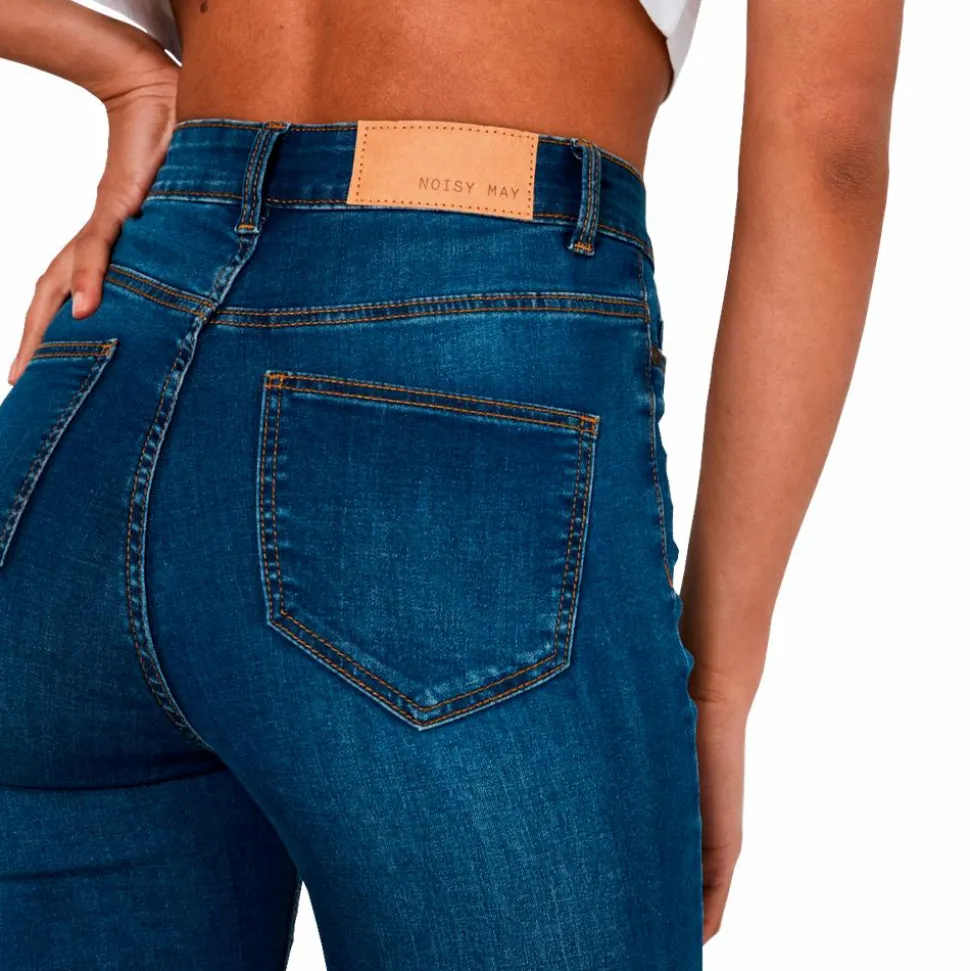 Noisy May Callie Dame Jeans - Medium Blue Denim