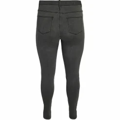 Noisy May Curve Dame Jeans Plus Size - Dark Grey Denim