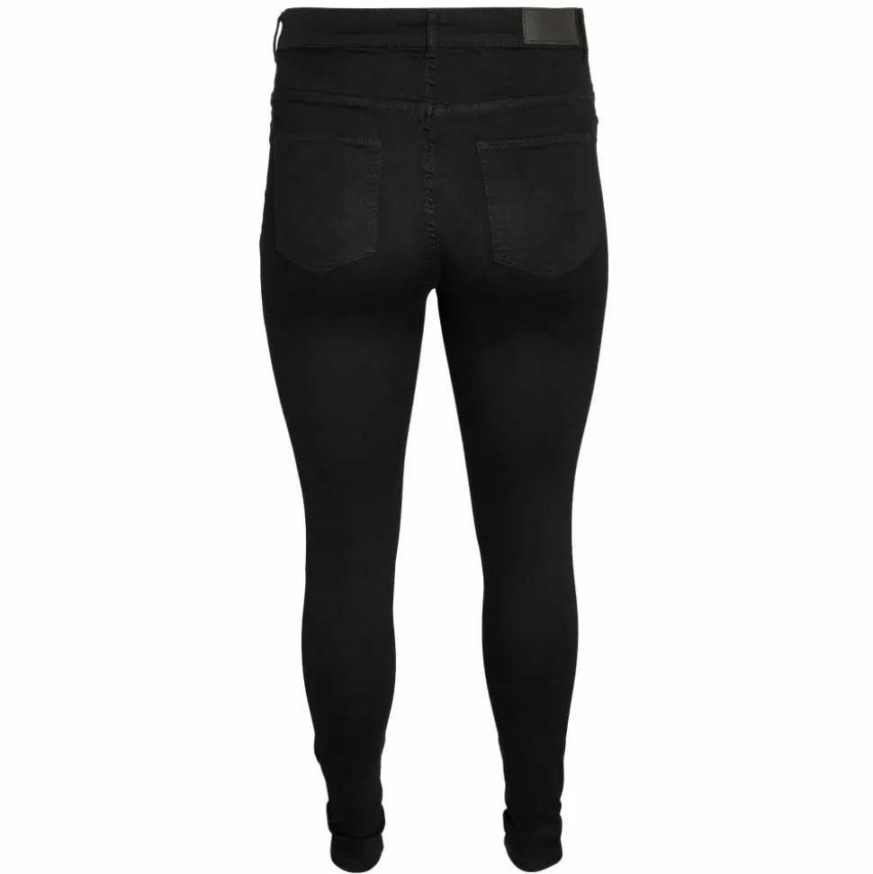 Noisy May Curve Dame Jeans Plus Size - Black Denim
