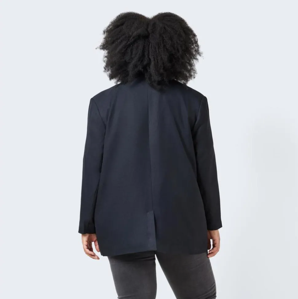 Noisy May Curve Milla Dame Blazer Plus Size - Black