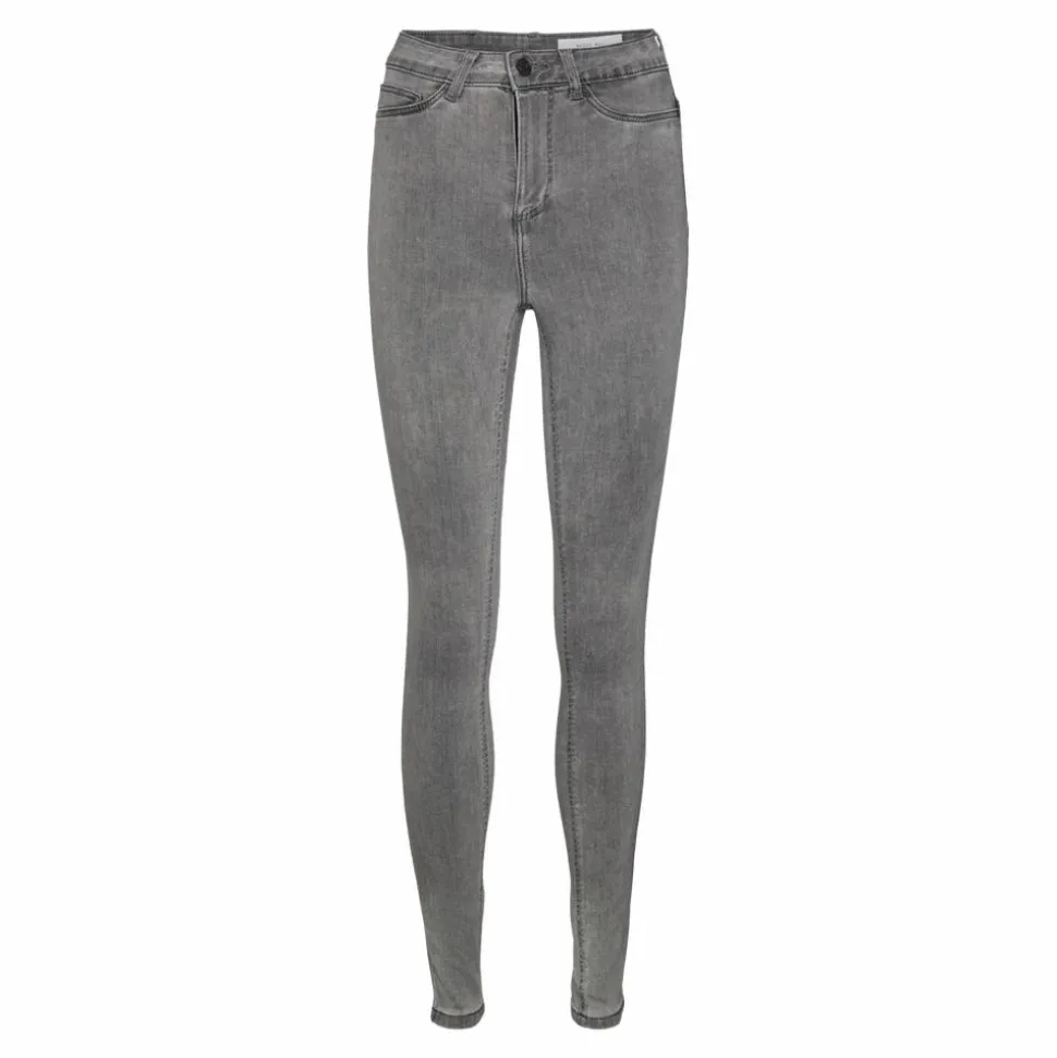 Noisy May Dame Jeans - Light Grey Denim
