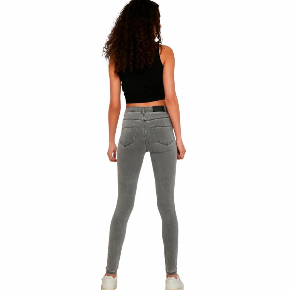Noisy May Dame Jeans - Light Grey Denim