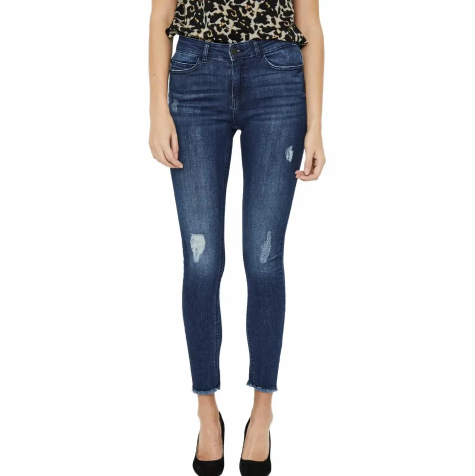 Noisy May Dame Jeans - Medium Blue Denim