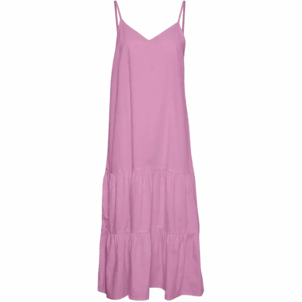 Noisy May Dame Kjole - Fuchsia Pink